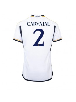 Moški Nogometna dresi replika Real Madrid Daniel Carvajal #2 Domači 2023-24 Kratek rokav